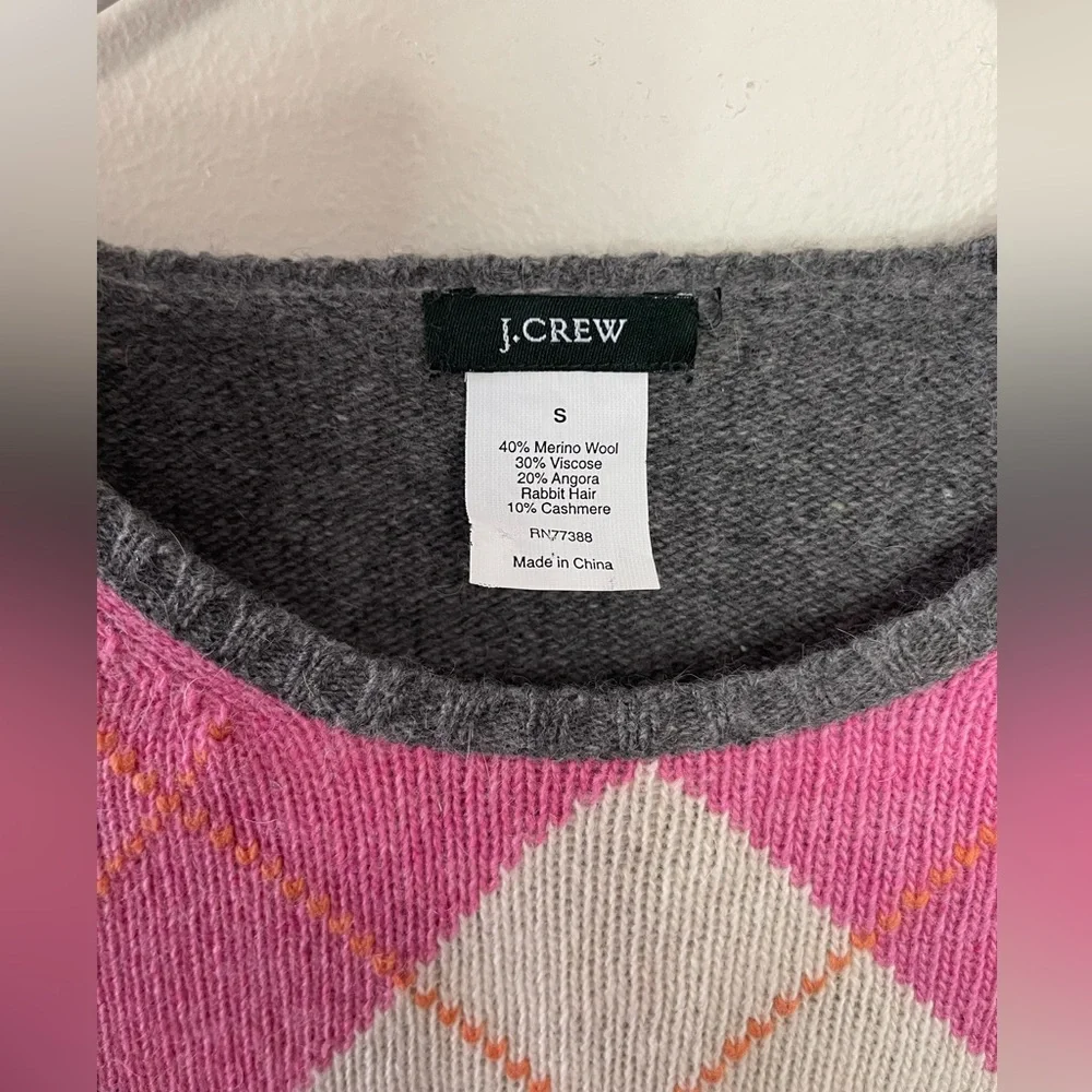 J. Crew Women’s Sweater Pullover Merino wool/ Angora/ Cashmere Blend Size Small.